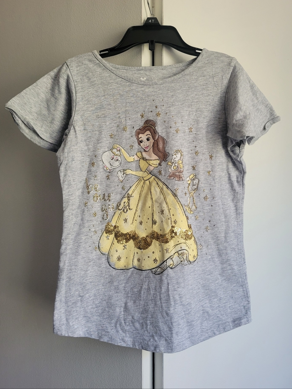 Disney Princess Belle Tee Mrs Potts Chip